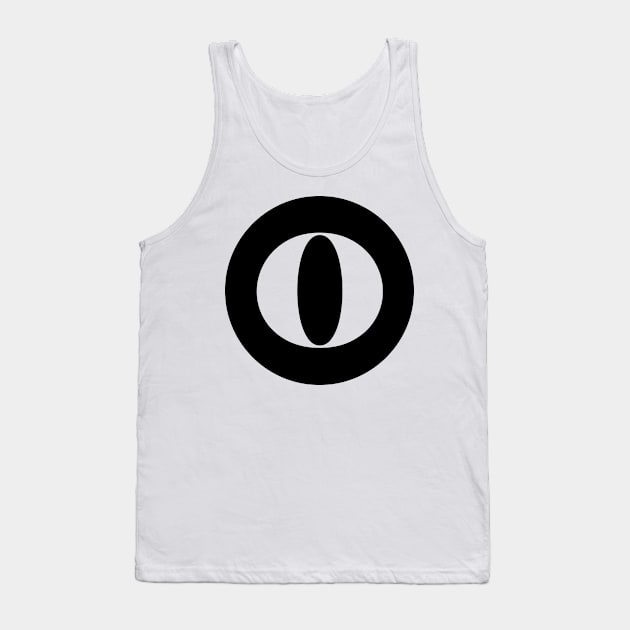 O (Letter Initial Monogram) Tank Top by n23tees